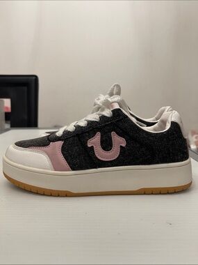 TRUE RELIGION KIM LOGO SNEAKERS WOMENS SIZE 8.5